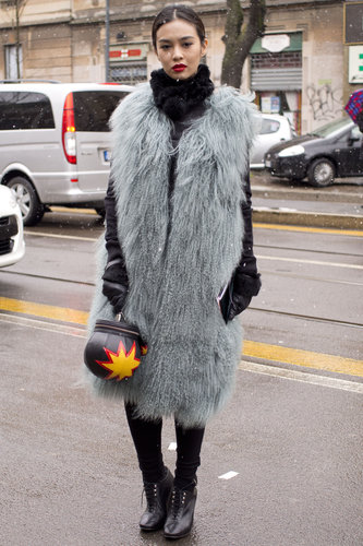 Milan Fashion Week Street Style Fall 2013 Milan Fashion Week Street Style Fall 2013