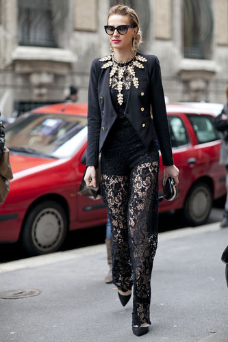 Milan Fashion Week Street Style Fall 2013 Milan Fashion Week Street Style Fall 2013