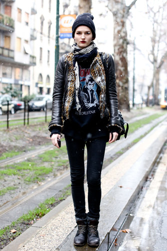 Milan Fashion Week Street Style Fall 2013 Milan Fashion Week Street Style Fall 2013