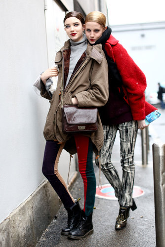 Milan Fashion Week Street Style Fall 2013 Milan Fashion Week Street Style Fall 2013
