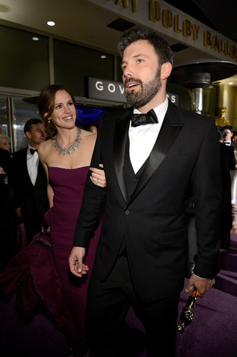 Ben Affleck and Jennifer Garner arrived at the Governors Ball together after the Oscars.
Ben Affleck and Jennifer Garner arrived at the Governors Ball together after the Oscars.