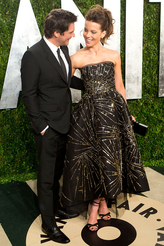 Kate Beckinsale arrived at the Vanity Fair Oscar party.
Kate Beckinsale arrived at the Vanity Fair Oscar party.