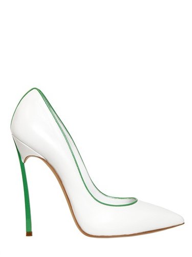 Casadei - 120mm Calfskin Blade Heel Pumps