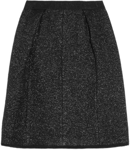 Marc Jacobs Metallic bouclé wool-blend skirt