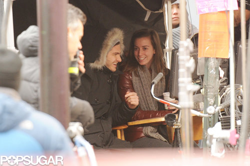 Andrew Garfield Suits Up For the Spidey Sequel With Shailene Woodley Andrew Garfield Suits Up For the Spidey Sequel With Shailene Woodley
