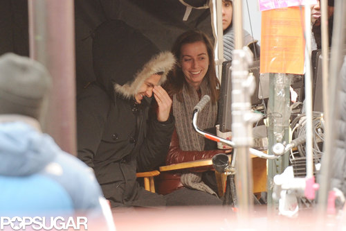 Andrew Garfield laughed at playbacks.
Andrew Garfield laughed at playbacks.