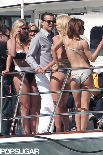 All in a Day's Work — Leo Kisses and Parties With Bikini-Clad Girls on a Yacht All in a Day's Work — Leo Kisses and Parties With Bikini-Clad Girls on a Yacht