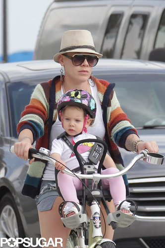Bikini-Clad Pink Flaunts Rock Hard Abs and Bikes With Her Family in Florida Bikini-Clad Pink Flaunts Rock Hard Abs and Bikes With Her Family in Florida