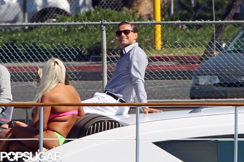 All in a Day's Work — Leo Kisses and Parties With Bikini-Clad Girls on a Yacht All in a Day's Work — Leo Kisses and Parties With Bikini-Clad Girls on a Yacht
