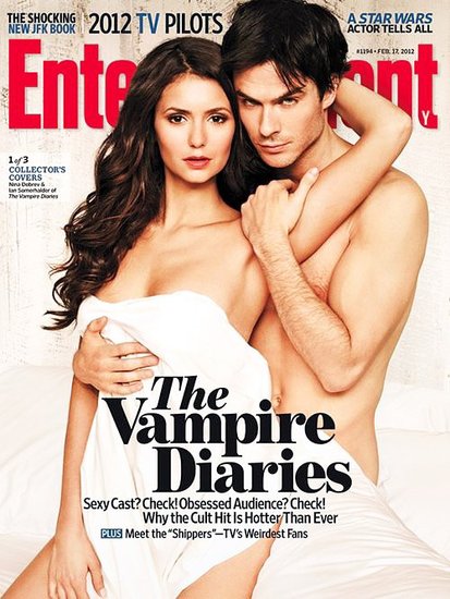 Nina Dobrev and Ian Somerhalder