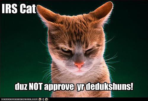 What would a meme roundup be without the token cat, and an IRS cat at that?
Source: Cheezburger
What would a meme roundup be without the token cat, and an IRS cat at that?
Source: Cheezburger