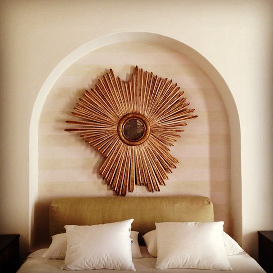 The bed at Casa de las Tortugas in San Miguel de Allende.
The bed at Casa de las Tortugas in San Miguel de Allende.