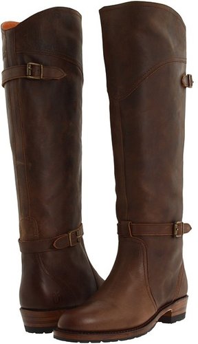 Frye - Dorado Lug Riding (Dark Brown Brush Off) - Footwear