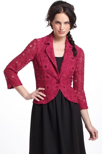 Laced Delphinium Blazer