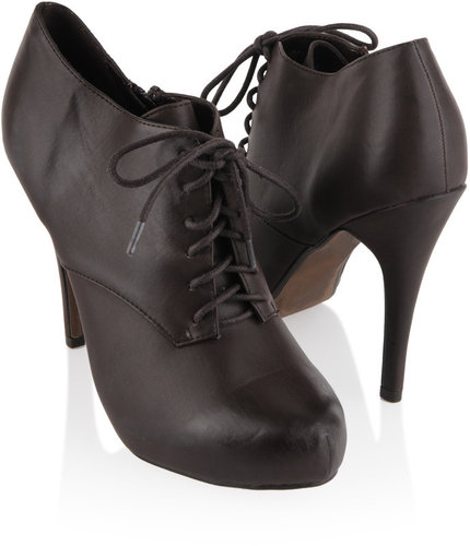 Leatherette Oxford Bootie