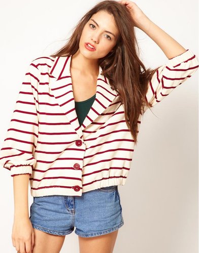 American Apparel Stripe Jacket