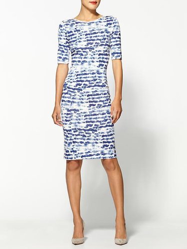 Sam & Lavi Vera Brush Stroke Print Dress