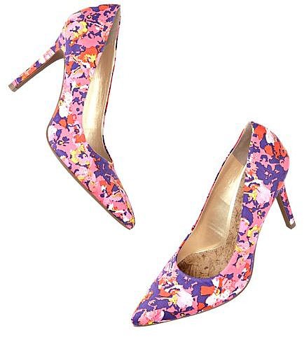 Petra Multicolored Floral Print Pumps