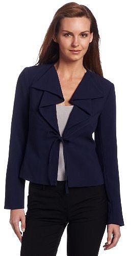 Mac & Jac Women's Tie Front Jacket