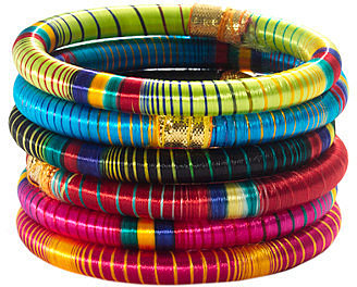 Cara accessoriesTM striped bangle