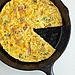 Cheddar, Bacon, and Leek Frittata