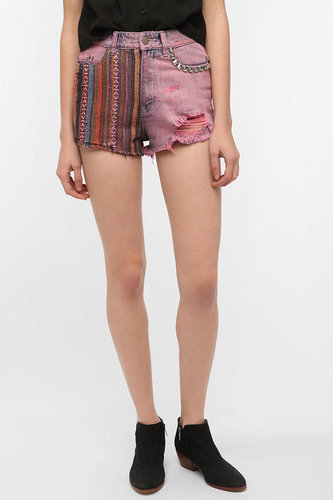 BDG Dree High-Rise Studded Cheeky Short