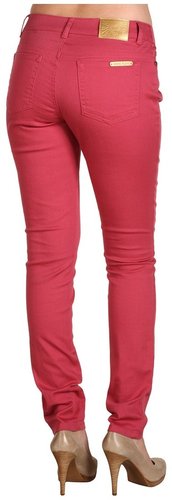 Anne Klein  Washed Denim Skinny Jeans in Blush