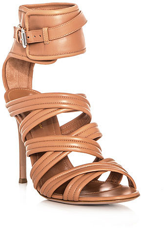 Gianvito Rossi Strappy leather ankle strap sandals