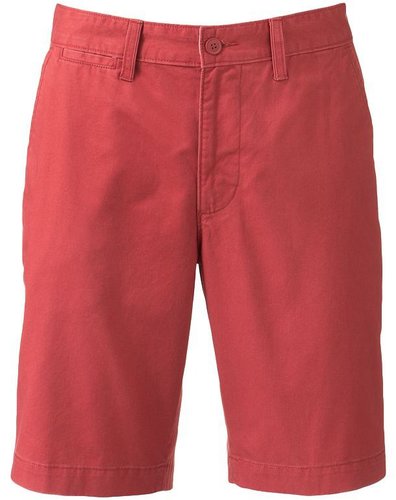 Sonoma life + style straight-fit flat-front shorts
