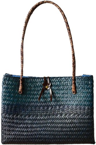 East 2tone panama bag