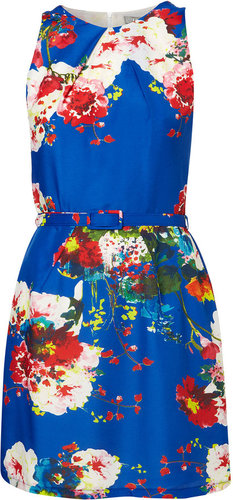 **Floral Print Dress by Love