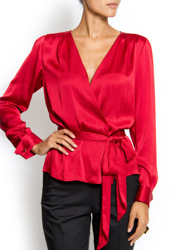 Wrap blouse