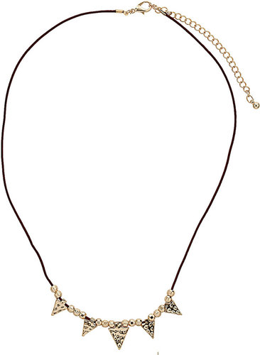 Battered Triangle Necklace