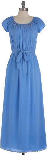 Tex-Maxi Menu Dress