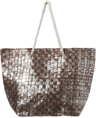 Jane Norman Straw weave shopper
