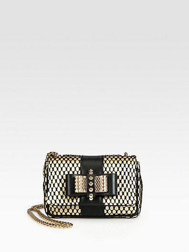 Christian Louboutin Sweet Charity Lace Shoulder Bag