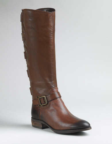 ARTURO CHIANG Elsie Over-the-Calf Leather Buckle Boots