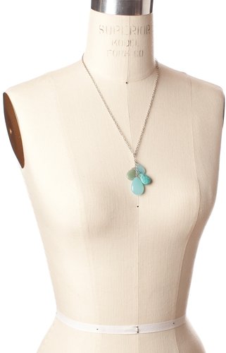 Four-Bead Turquoise Necklace