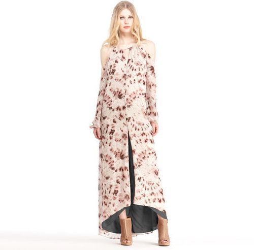 Open Shoulder Maxi Dress