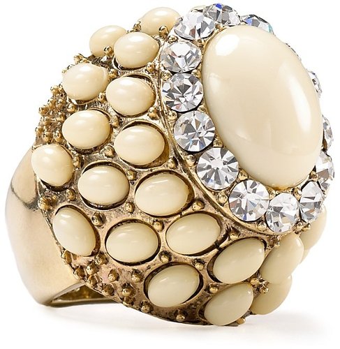ABS by Allen Schwartz Crystal Beach Dome Ring