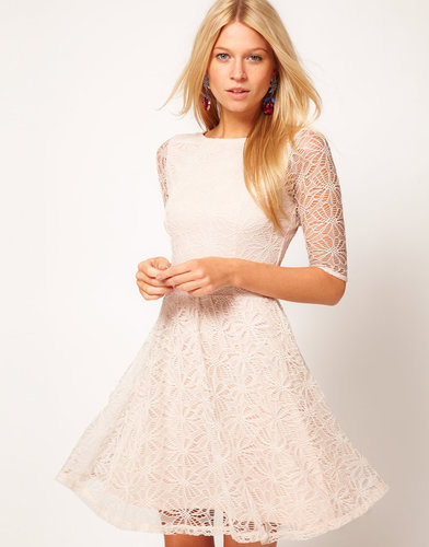 ASOS Skater Dress In Lace