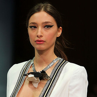 Jennifer Hawkins on the Myer Catwalk With YSL Makeup