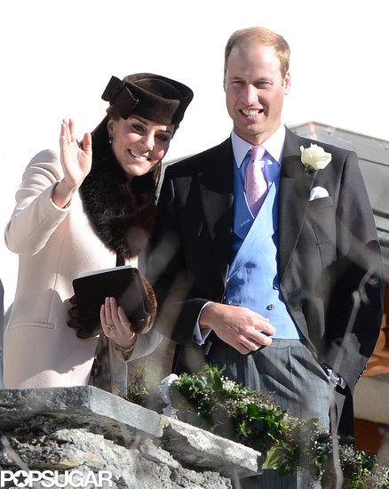 Kate Middleton Covers Up For a Snowy Swiss Wedding With William and Harry Kate Middleton Covers Up For a Snowy Swiss Wedding With William and Harry