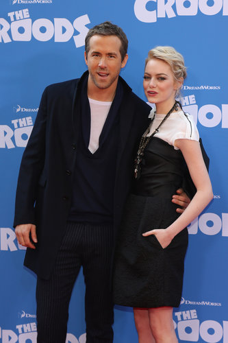 Blake Lively Supports Ryan Reynolds and Emma Stone at the Croods Premiere Blake Lively Supports Ryan Reynolds and Emma Stone at the Croods Premiere