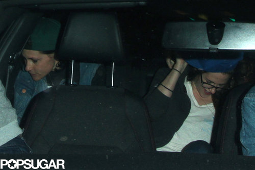 Kristen Stewart and Tamra Natisin left the show together.
Kristen Stewart and Tamra Natisin left the show together.