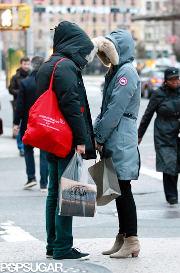 Emma Stone and Andrew Garfield chatted for a bit.
Emma Stone and Andrew Garfield chatted for a bit.