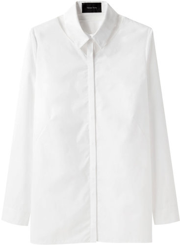 Simone Rocha  / Cotton Shirt with Tulle Detail