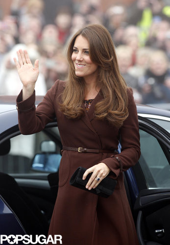 Kate Middleton Bundles Up Her Maybe Baby Girl Bump in Grimsby Kate Middleton Bundles Up Her Maybe Baby Girl Bump in Grimsby