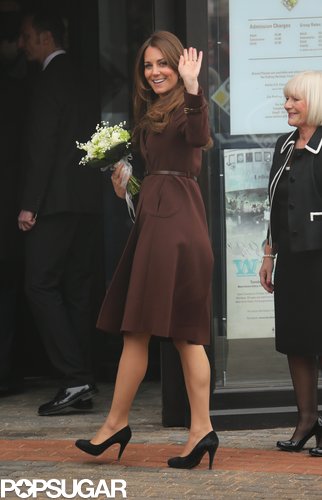 Kate Middleton Bundles Up Her Maybe Baby Girl Bump in Grimsby Kate Middleton Bundles Up Her Maybe Baby Girl Bump in Grimsby