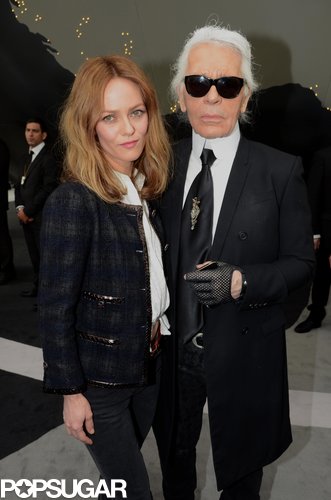 Jessica Chastain and Milla Jovovich Get Chic at the Chanel Show Jessica Chastain and Milla Jovovich Get Chic at the Chanel Show